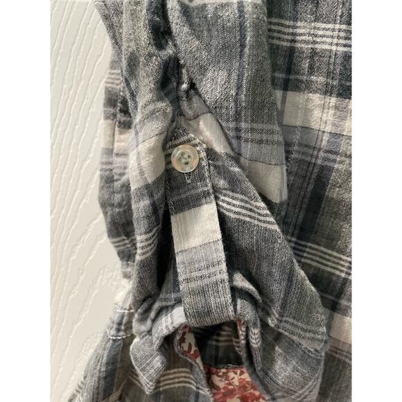 Silver Jean Co Button Up Shirt Plaid Size‎ Medium - Picture 8 of 10
